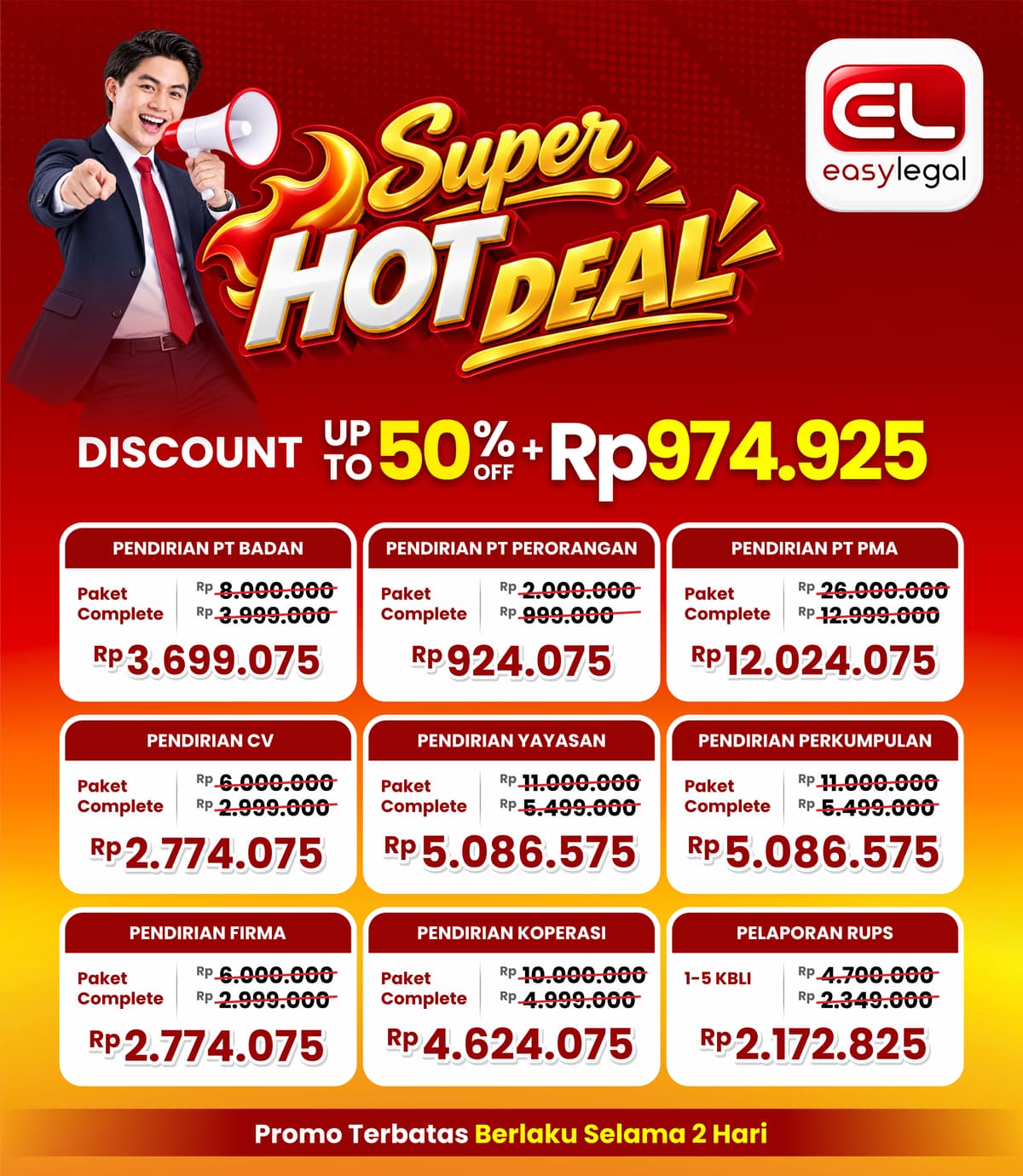 Super Hot Deal - Promo Terbatas