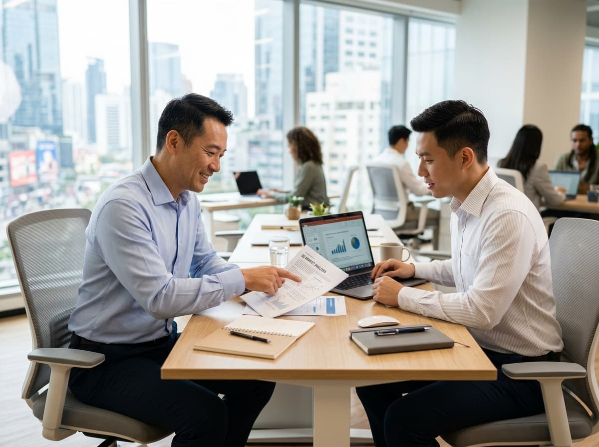 Diskusi RUPS di Kantor