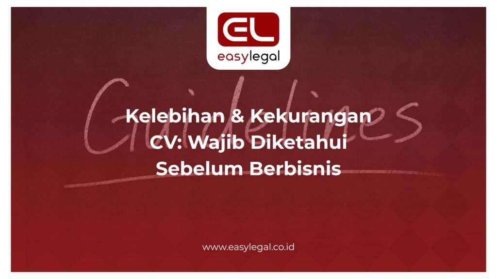 kelebihan dan kekurangan CV