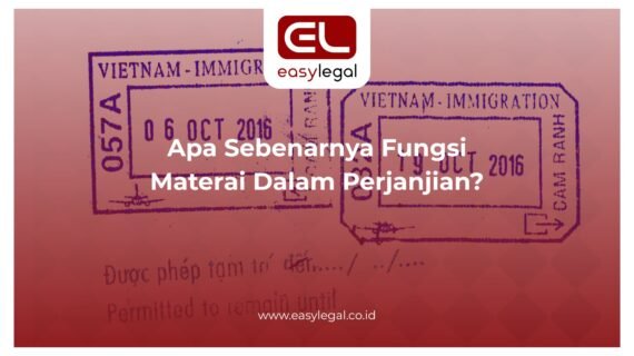 Apa Sebenarnya Fungsi Materai Dalam Perjanjian?